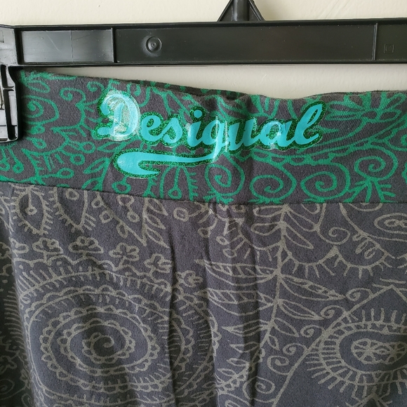 Desigual colorful stretch skirt sz xl - Picture 4 of 9